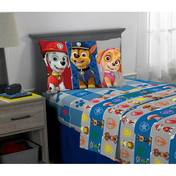 paw patrol bedding twin set