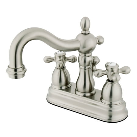 UPC 663370027628 product image for Kingston Brass KB1608AX Heritage 4 in. Centerset Bathroom Faucet  Brushed Nickel | upcitemdb.com