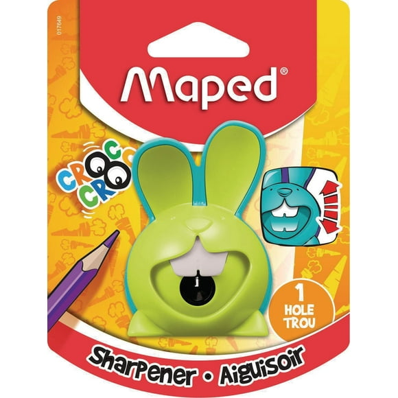 Taille-crayon Croc Croc Innovation de Maped - Vert 1 trou - Vert