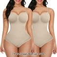 thumbnail image 3 of Gvmfive Women Tummy Control Body Shaper Slimming Waist Trainer Shapewear Bodysuit, 3 of 4