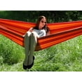 thumbnail image 3 of Deluxe Brazilian Style Double Hammock - Orange Yellow Red, 3 of 5