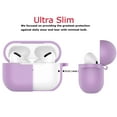thumbnail image 5 of AirPods Pro Cases Cover, AirPods Pro Case with Keychain, Njjex Carring Case with Keyhchain for 2019 Airpods Pro Charging Case [Front LED Visible] Soft Slim Silicone Case Skin -Purple, 5 of 9