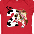 thumbnail image 4 of Inktastic I'm Two-cowgirl riding horse birthday Girls Baby Bodysuit, 4 of 5