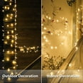 thumbnail image 5 of LED String Lights, Decorative Mini LED Lights Indoor and Outdoor, Plug in, Timer, Soft Warm White, 100 LED, 35 FT Long, 5 of 5