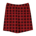 thumbnail image 4 of Tdoqot Girls Athletic Shorts with Pockets- Soft Plaid Summer Casual Active Running Shorts Red Size 5-6, 4 of 4