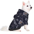 thumbnail image 2 of Balery Wildflowers And Dragonflies Sudadera con Capucha para Perros Pequeños – Ropa para Mascotas, Disfraz para Perros y Gatos, Ideal para Fiestas y Cosplay-Small, 2 of 7