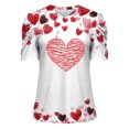thumbnail image 4 of Puntoco Liquidación de blusas cortas para mujer, blusa holgada informal de manga corta a la moda para mujer, 4 of 4