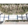 thumbnail image 4 of Seda artificial Wisteria Vine Ratta seda colgante flor boda decoración, 12 piezas Sailing  Electrónica, 4 of 5