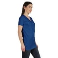 thumbnail image 2 of Inkmeso Long Length Notch Neck Top For Women Basic Cotton Tee Shirt w/ Pocket Patch Legging Top, 2 of 7