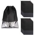 thumbnail image 1 of ZHAOCHENG Bolsa de almacenamiento impermeable y a prueba de polvo, ropa y calzado deportivo de viaje (negro, ancho 32 * alto 44), 1 of 5