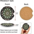 thumbnail image 3 of GZHJMY Tarot Moon Car Cup Holder Coaster Anti Slip Car Coasters Drink Coaster Cute Auto Interior Accessories for Women & Men 2.5"(2 Pack) Cup Coasters, 3 of 6