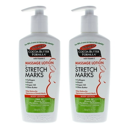 Cocoa Butter Formula Massage Lotion For Stretch Marks with Vitamin E by Palmers for Wom - Pack of 2