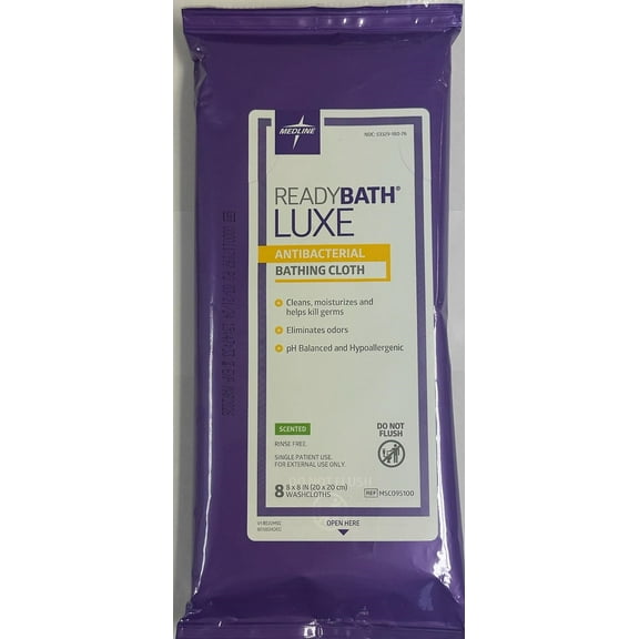 ReadyBath Luxe Total Body Cleansing Heavyweight Washcloths - MSC095100