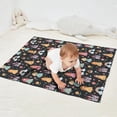 thumbnail image 2 of Black Princess Castle Rainbow Pattern Blanket,Comfortable Soft Lamb Wool Throw Blanket,All Season,Warm Lightweight Blankets for Sofa Bed Couch Living Room Chair,30"x40", 2 of 4