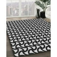 thumbnail image 3 of Ahgly Company Tapis d'Intérieur Lavables en Machine Rectangle Transitionnel Zone Grise de Minuit, 2' x 5', 3 of 7