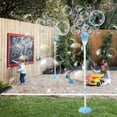 thumbnail image 2 of Bubble Torch Garden Lamp, Bubble Maker Stand, 47 Inches Standing Tiki Torchs Bubbles Machine with Lights, Rechargeable Outdoor Torch Bubbles Machine, for Wedding Birthday Party (2Pcs Red), 2 of 7