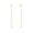 Gold, variant on 925 Sterling Silver Cute Heart Threader Dangle Earrings Pull Through A4464-Gold