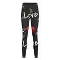 thumbnail image 4 of Tosmy Leggings For Women Valentine's Day Print High Waist Yoga Pants For Women's Tights Compression Yoga Running Fitness High Waist Leggings Soft, 4 of 4