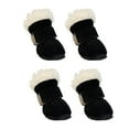 thumbnail image 1 of 4-Piece Winter Dog Snow Boots, Cotton Material, Non-Slip & Warm, Adjustable Fastener, Suitable for Small & Medium Dogs Outdoor Activities, 1 of 1