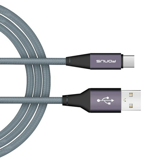 Type-C 6ft USB Cable for Galaxy S23 FE - Charger Cord Power Wire USB-C Long Braided Compatible With Samsung Galaxy S23 FE