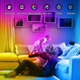 thumbnail image 2 of 16.4ft Smart LED Strip Lights WiFi LED Lights Strip Work with Alexa and Google Assistant RGB 16 Million Colors with App Control and Music Sync LED Lights for Bedroom, Kitchen, TV, Party, 2 of 8
