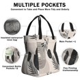 thumbnail image 3 of Boho Bohemian Art Drawstring Lunch Bag Women - Drawstring Lunch Bag Insulated for Work Office - Stain-Resistant Large Lunchbags for Women with Multi-Pockets, 3 of 6