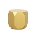 thumbnail image 3 of Pasargad Home Noho Collection Side Table, Wood Finish End Table for Living Room, Home Office, Gold, 3 of 5