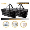 thumbnail image 5 of 4-Pack RUseeN Oversized Moving Bags with Reinforced Handles, Heavy-Duty Storage Tote Moving Supplies for Packaging, Camping (Black), 5 of 6