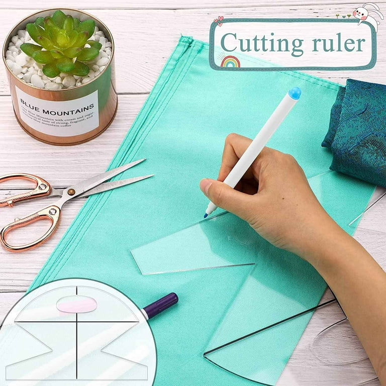 Bowl Cozy Template Set Acrylic DIY Bowl Template Cutting Ruler Bowl Mat Bowl  Cozy Pattern Template Home Sewing Accessories