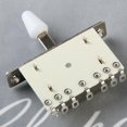 thumbnail image 4 of Interruptor de Palanca de 5 Vías CUTICAT con Punta de Botón Blanca Guitarra eléctrica, 4 of 8