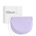 thumbnail image 2 of Silicone Retainer Case with Lanyard, Portable Aligner Holder with Vent Holes, Mouth Guard and Denture Storage Case, Slim Travel Retainer Box for Braces, Night Guard, Orthodontic Accessories, Purple, 2 of 9