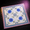 12x12 Inch-Blue Wildflower, variant on 12x12 Inch Orange Flower Pattern Peel And Stick Vinyl Floor Tiles