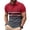 Red, variant on COSFO Summer Big And Tall Polo Shirts for Men Mesh Short Sleeve Striped Graphic Tees Collared Slim Fit Pullover Performance Moisture Wicking Tops