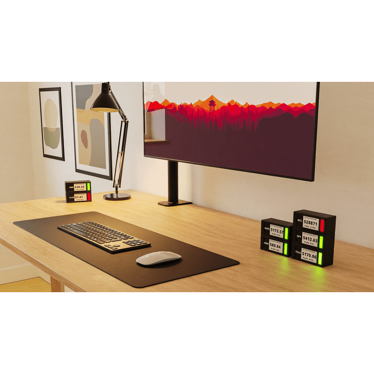 TickrMeter, Real-Time Stock and Crypto Ticker Display, Model
