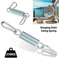 thumbnail image 6 of Fyeme Hanging Chair Swing Spring Steel Spring for Hanging Chair with 2 Carabiner Hooks, Swing Spring Load Capacity Up to 250 Kg for Hanging Chairs, 6 of 9