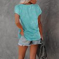 thumbnail image 3 of Birdeem Mode Femmes Été T-Shirt Imprimé Ample Col Rond Manches Courtes Blouse Décontractée, 3 of 5