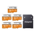 thumbnail image 1 of Tarjeta micro SD KOOTION de 128 GB U3 microSDXC con adaptador, paquete de 5, 1 of 8