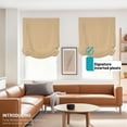 thumbnail image 3 of Chicology Cordless Roman Shades, Khaki (Tulip), 35"W X 64"H, 3 of 6