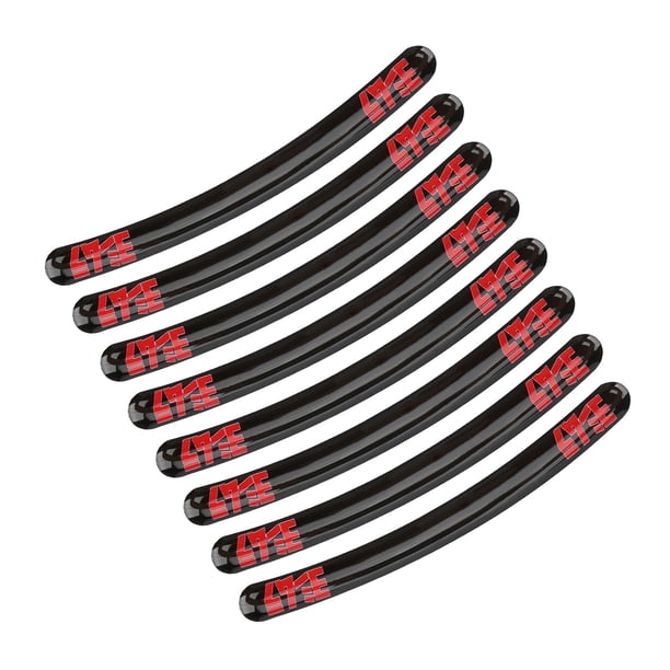 Cinta para llantas de rueda, 8 piezas de pegatinas para llantas de rueda, calcomanías para llantas de rueda, pegatinas para motocicletas, multifuncionales