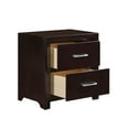 thumbnail image 5 of Contemporary Espresso Finish Bedroom 5pc Set Full Bed Dresser Nightstand Chest Mirror, 5 of 6