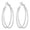 Silver, variant on Large Thin Double Hoop Earrings For Women Lightweight Hoops Non Tarnish Sturdy Big Thin Double Layered Hoop Earrings