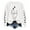 White, variant on Aocisk Women's Casual Cute Cat Printed Long Sleeve Loose Pullover Sweatshirt Comfortable and Stylish Blouse Red S