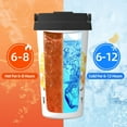 thumbnail image 5 of Uemuo Bee Happy Sunflower Gnomes Print Carry Insulated Coffee Mug, Travel Mug with Hidden Handle, Insulated Coffee Flask, Leak-proof Travel Mug Insulated Mug for Office, 5 of 8