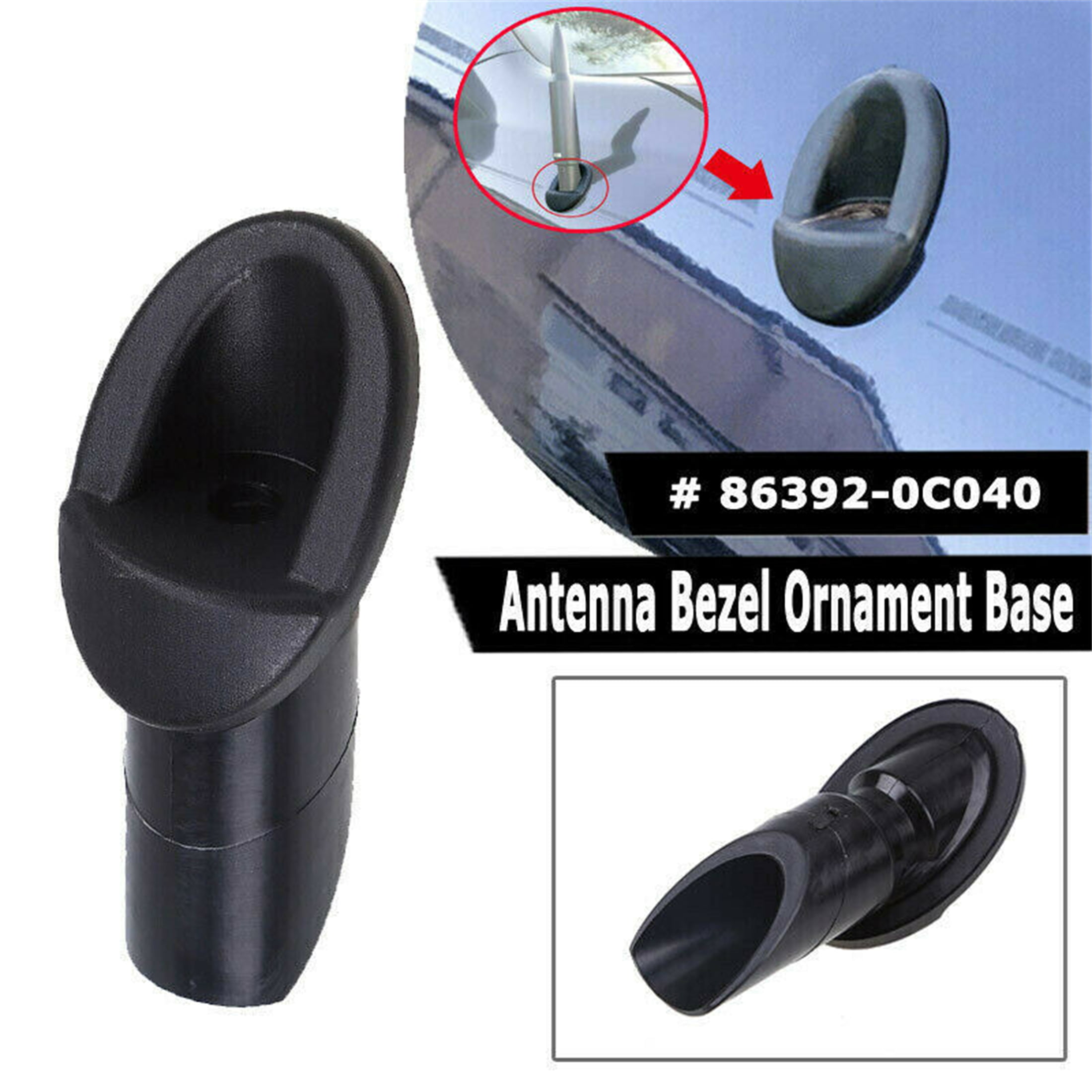 Antenna Ornament Adapter Base Bezel for 07-13 Toyota Tundra 86392-0C040 US Stock 