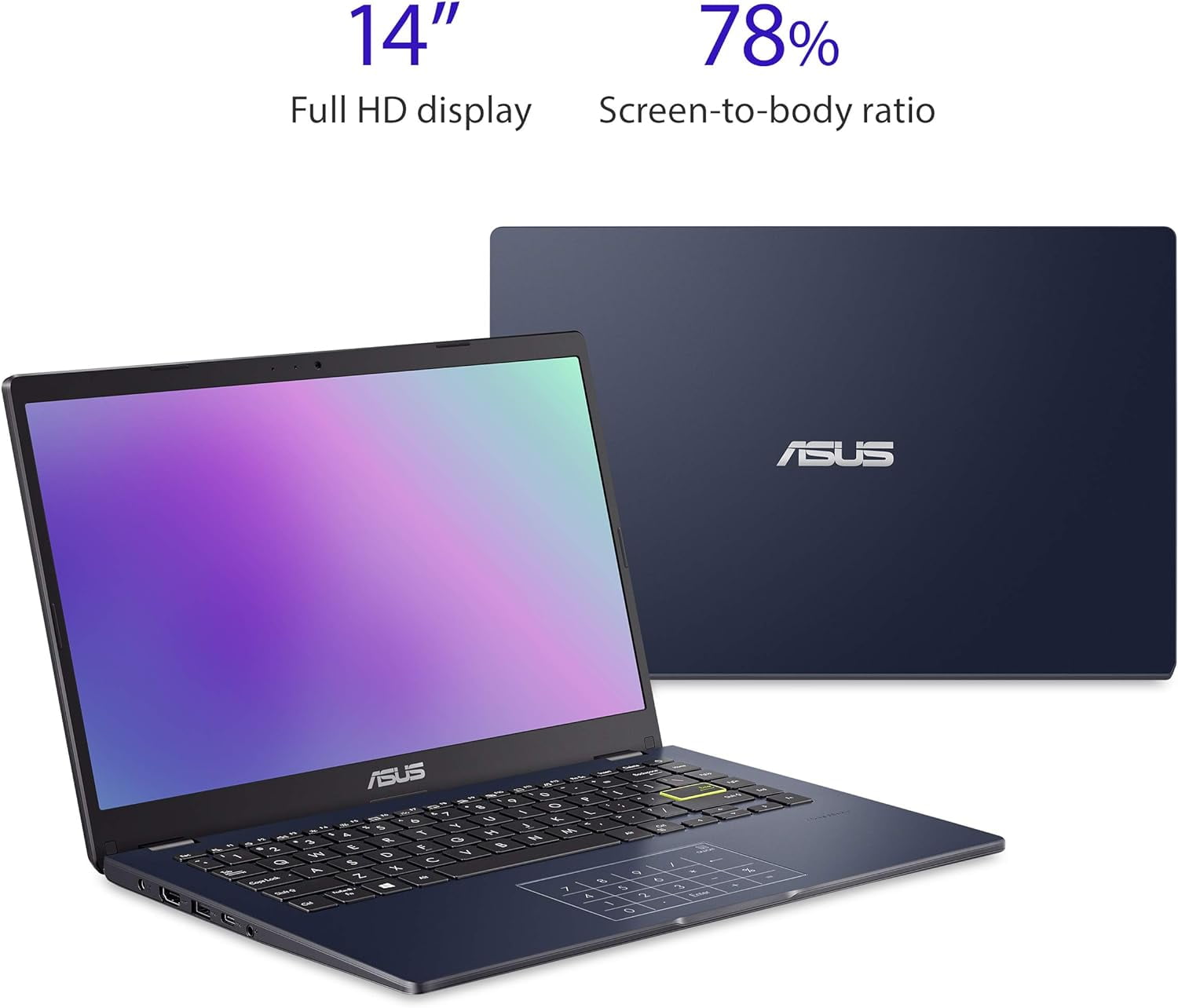 ASUS L410 14” Full HD Laptop, Intel Celeron N4020, 4GB RAM, 64GB