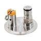 thumbnail image 3 of Tapa de extremo de abrazadera con poste de gas Prv y bloqueo de bola, accesorios secos, accesorio de cerveza resistente, compacto y fácil de instalar, 3 of 9