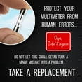 thumbnail image 6 of HQRP 2-Pack KTK-15 Midget Fast-Acting Digital Multimeter Fuse 15 A 600V 100kA IR Replacement for Bussmann KTK15, Limitron KTK-15A, Littelfuse KLK15 Compatible with Fluke P/N 892583, 3478712, Tektronix, 6 of 7
