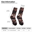 thumbnail image 2 of Picia Coffee Bean Print Athletic Socks for Men & Women – Cushioned Moisture-Wicking Crew Socks for Sports, Running, and Training, Soft & Breathable Size 5-11, 2 of 6