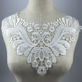 thumbnail image 5 of Flower Embroidered Applique Floral Neckline Lace Trimmings Collar Embellishments Sew On Clothes Bust Dress, 5 of 10