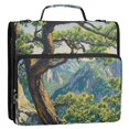 thumbnail image 5 of FORMRS Zipper Binder with Shoulder Strap 2-inch Ring 500 Sheet Capacity File Bag, Pine Tree, 5 of 5